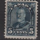 CANADA 1930  - Scott 170  used - 5c, King George V  (10-199)