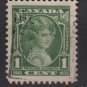 CANADA 1935 - Scott 211 used - 1c, Princess Elizabeth  (10-210)