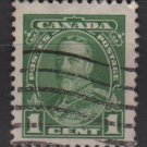 CANADA 1935 - Scott 217 used - 1c, King George V    (10-212)