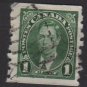 CANADA 1937 - Scott 238 coil used - 1c, King George VI   (10-227)