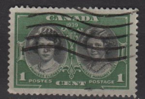 Canada 1939 - Scott 246 used - Pricess Elizabeth & Princess Margaret Rose  (10-234)
