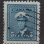 CANADA 1942 - Scott 255 used - 5c, King George VI   (10-249)