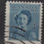 CANADA 1948 - Scott 276 used - 4c, Princess Elizabeth  (10-258)