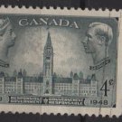 CANADA 1948 - Scott 277 used - 4c, Centenary of Responsible Government  (10-260)