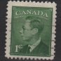 CANADA 1949 - Scott 284 used -  1c, King George VI  (10-265)