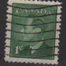 CANADA 1950 - Scott 289 used -  1c, King George VI  (10-275)