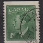 Canada 1949 - Scott 284 used - 1c, George VI  (10-282)