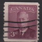 Canada 1950 - Scott 299 used - 3c, George VI  (10-284)