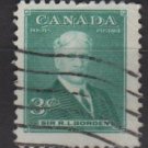 CANADA 1951 - Scott 303 used - 3c, Sir Robert Laird Borden (10-288)