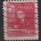 CANADA 1951 - Scott 304 used - 4c, WML King  (10-291)