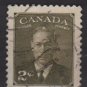 CANADA 1951 - Scott 305 used -  2c, King George VI, type of 1949  (10-293)