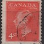 CANADA 1951 - Scott 306 used  - 4c,  George VI type of 1949 (10-295)