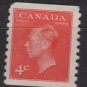 CANADA 1951 - Scott 310 MH COIL - 4c,  King George VI (10-299)