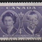 CANADA 1951 - scott 315 used - 4c, Royal visit (10-306)