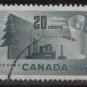 CANADA 1952 - Scott 316  used - 20c,  Paper production (10-308)