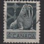 CANADA 1954 - Scott 335 used - 4c, Walruss  (10-332)