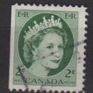 CANADA 1954 - Scott 338 used - 2c Queen Elizabeth II   (10-337)