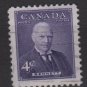 CANADA 1955 - Scott 357 used - 4c, Richard Bedford Bennett  (E-650)