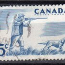 CANADA 1957 - Scott 367  used -  5c, Outdoor Recreeation, Hunting  (10-365)