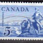 CANADA 1958 - Scott 378 used - 5c, La Verendrye    (10-381)