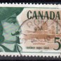 CANADA 1958 - Scott 379 used - 5c, Champlain & view of Quebec   (10-382)
