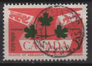 CANADA 1959 - Scott 388 used - 5c, Battle plains of Abraham   (10-395)