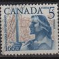 CANADA 1960 - Scott 390 used -  5c, Battle of the Long Sault  (10-399)
