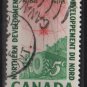CANADA 1961 - Scott 391  used - 5c, Compass Rose, Northland development (10-401)