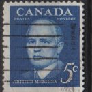 CANADA 1961 - Scott 393 used - 5c,  Arthur Meighen  (10-405)