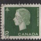 CANADA 1962 - Scott 402 used - 2c Queen Elizabeth II  (10-422)