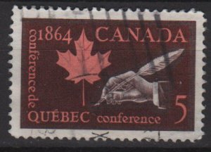 CANADA 1964 - Scott 432 used - 5c, Quebec Conference(10-478)