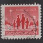 CANADA 1964 - scott 434 used - 3c, Christmas   (10-481)