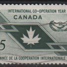 CANADA 1965 - Scott 437 used - 5c, International cooperation    (10-486)