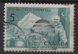 CANADA 1965 - Scott 438 used - 5c, Sir Wilfred Grenfell   (10-488)