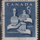 CANADA 1965 - Scott 444 used - 5c, Christmas  (10-497)