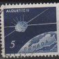 CANADA 1966 - Scott 445 used - 5c, Alouette II orbiting (10-499)