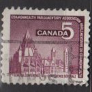 CANADA 1966 - scott 450 used - 5c, Parliamentary Library  (10-506)