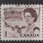 CANADA 1967 - Scott 454 used - 1c Queen Elizabeth II     (10-514)