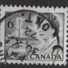 CANADA 1967 - Scott 460 used - 6c Queen Elizabeth II  (10-524)