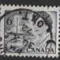 CANADA 1967 - Scott 460 used - 6c Queen Elizabeth II  (10-524)