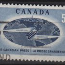 CANADA 1967 - Scott 473 used - 5c, Canadian Press(10-548)