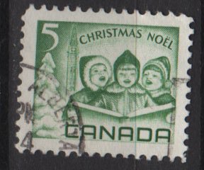 CANADA 1967 - Scott 477 used - 5c, singing children,  Christmas    (10-555)