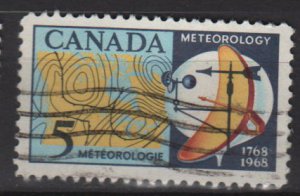 CANADA 1968 - Scott 479 used - 5c, Meteorologicals reading  (10-558)