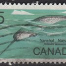 CANADA 1968 - scott 480 used - 5c,  Male Narwhal  (10-559)