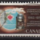 CANADA 1968 - scott 481 used - 5c, Hydrological decade (10-561)