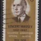 CANADA 1969 - Scott 491 used  - 6c, Vincent Massey   (10-568)