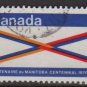 CANADA 1970 - Scott 505 used - 6c, Province of Manitoba   (10-577)