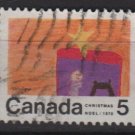 CANADA 1970 - scott 521 used - 5c, Christmas, Children drawing  (10-587)