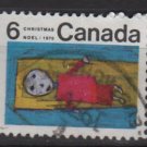 CANADA 1970 - scott 524 used - 6c, Christmas, Children drawing  (10-590)