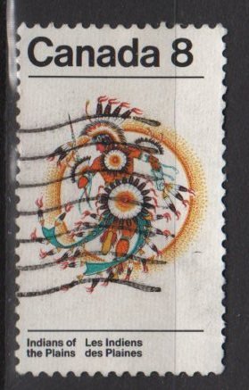 Canada 1972 - Scott 565 used - 8c, Plain Indians, Costume   (10-615)
